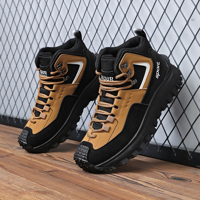Sneaker Zone - Men's Wide Width Hiking Shoes Non-Slip