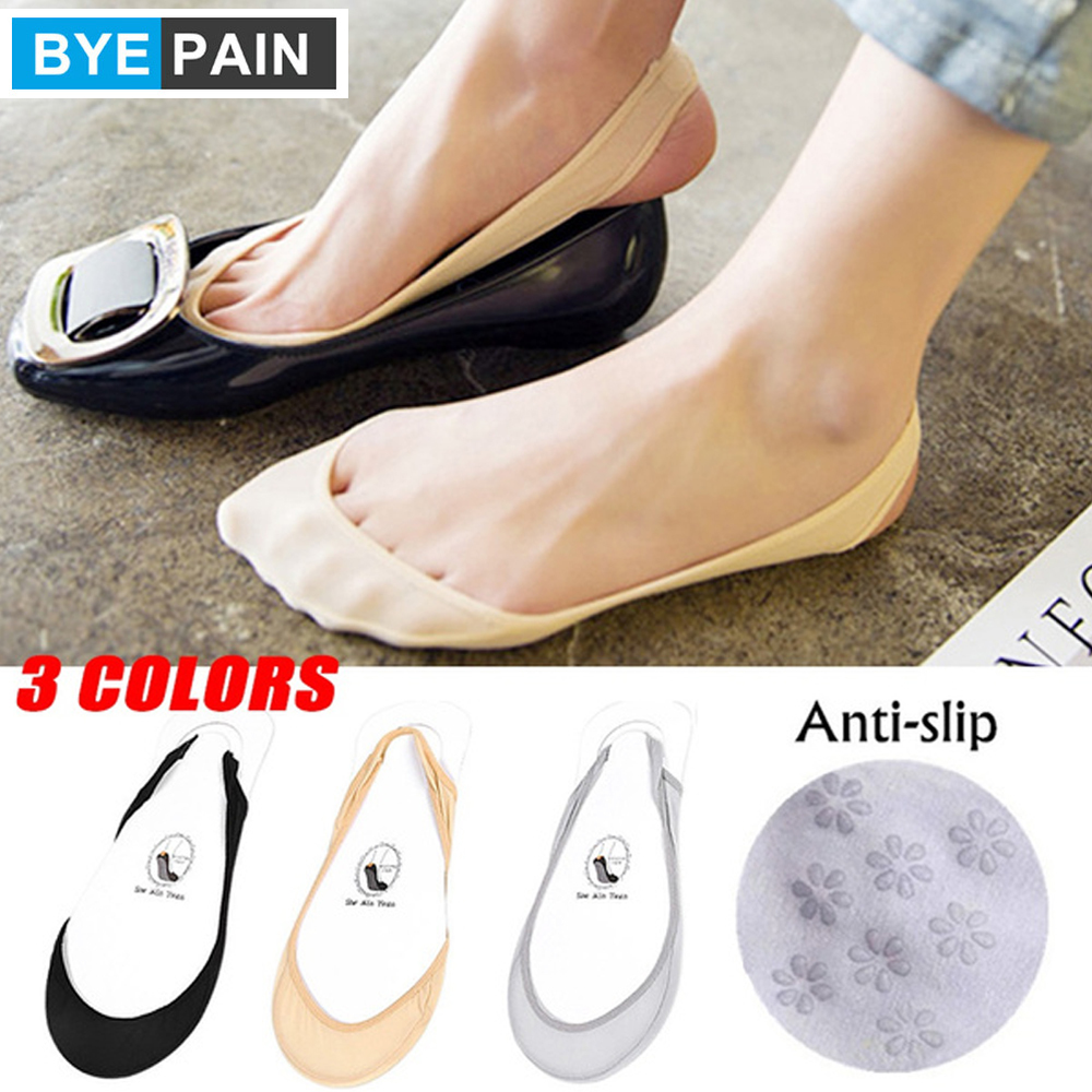 1Pair   Women Ice Silk Half Pa - Sneakers Care reseña y precio