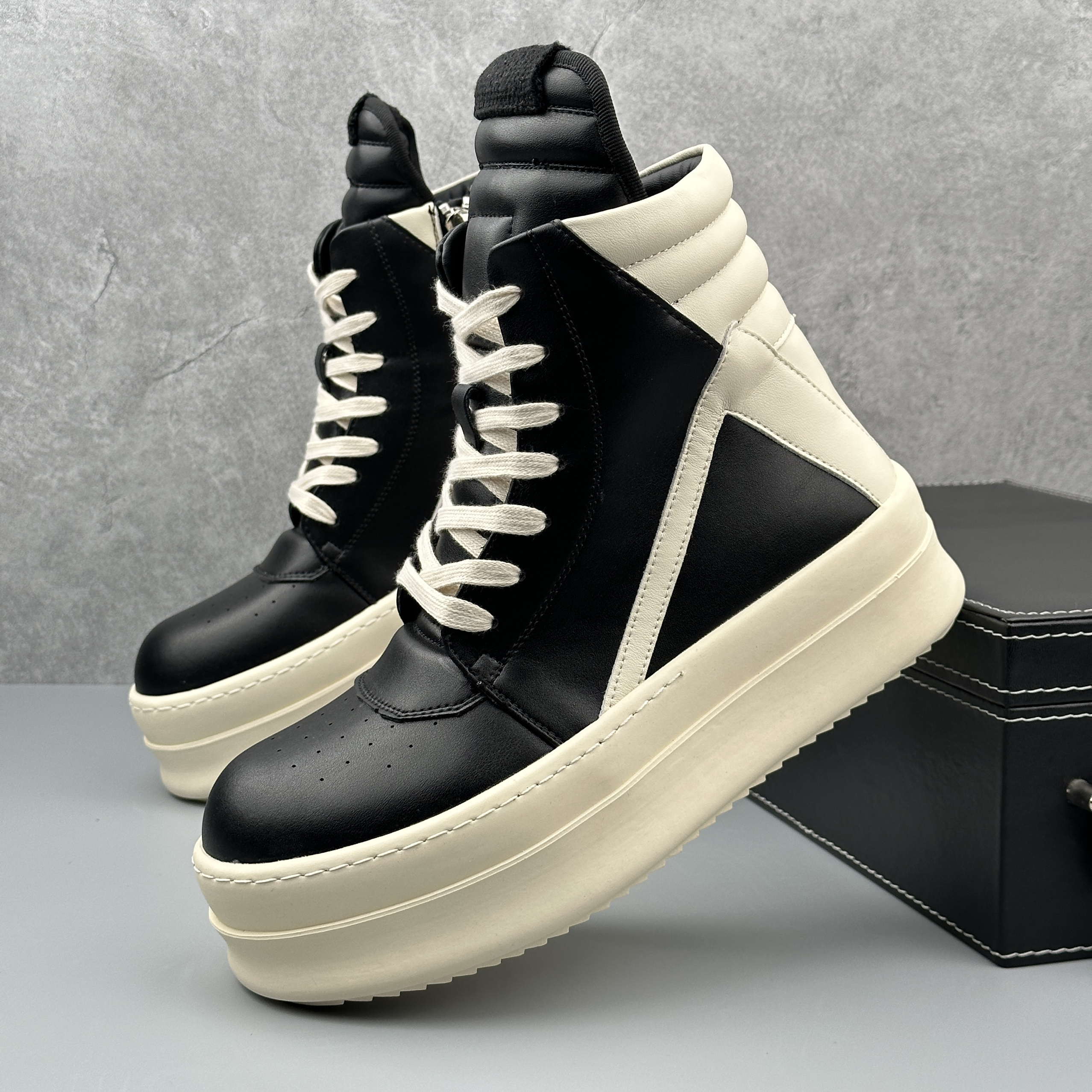 Men's Motorcycle Boots Platfor - Sneaker Zone reseña y precio
