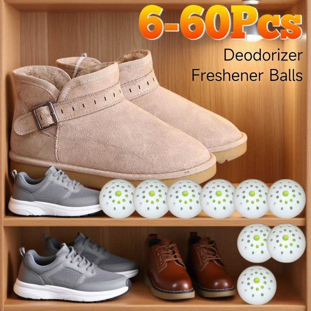 6-60Pcs Deodorizer Freshener B - Shoe Deodorizer Ball reseña y precio