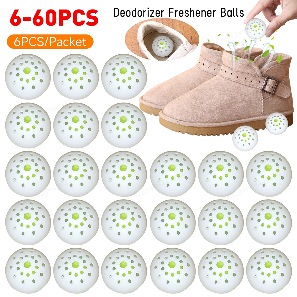6-60Pcs Deodorizer Freshener B - Shoe Deodorizer Ball reseña y precio