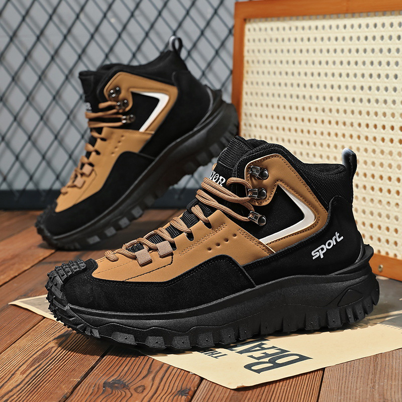 Black And Tan Mid Top Hiking B - Sneaker Zone reseña y precio