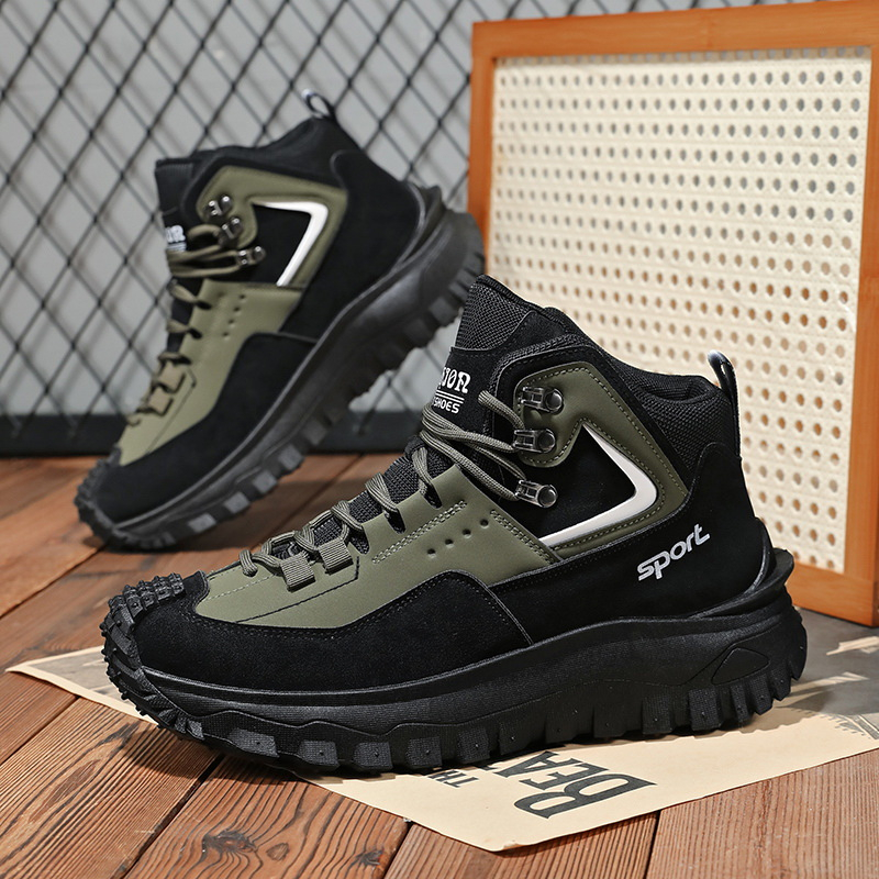 Black And Tan Mid Top Hiking B - Sneaker Zone reseña y precio