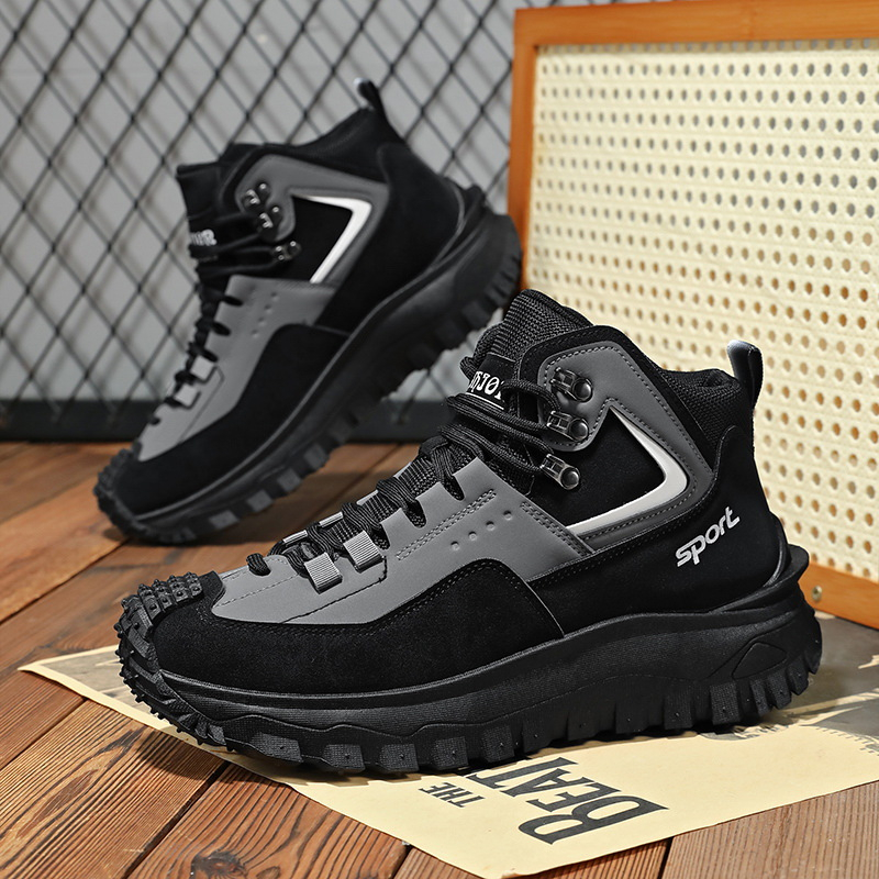 Black And Tan Mid Top Hiking B - Sneaker Zone reseña y precio