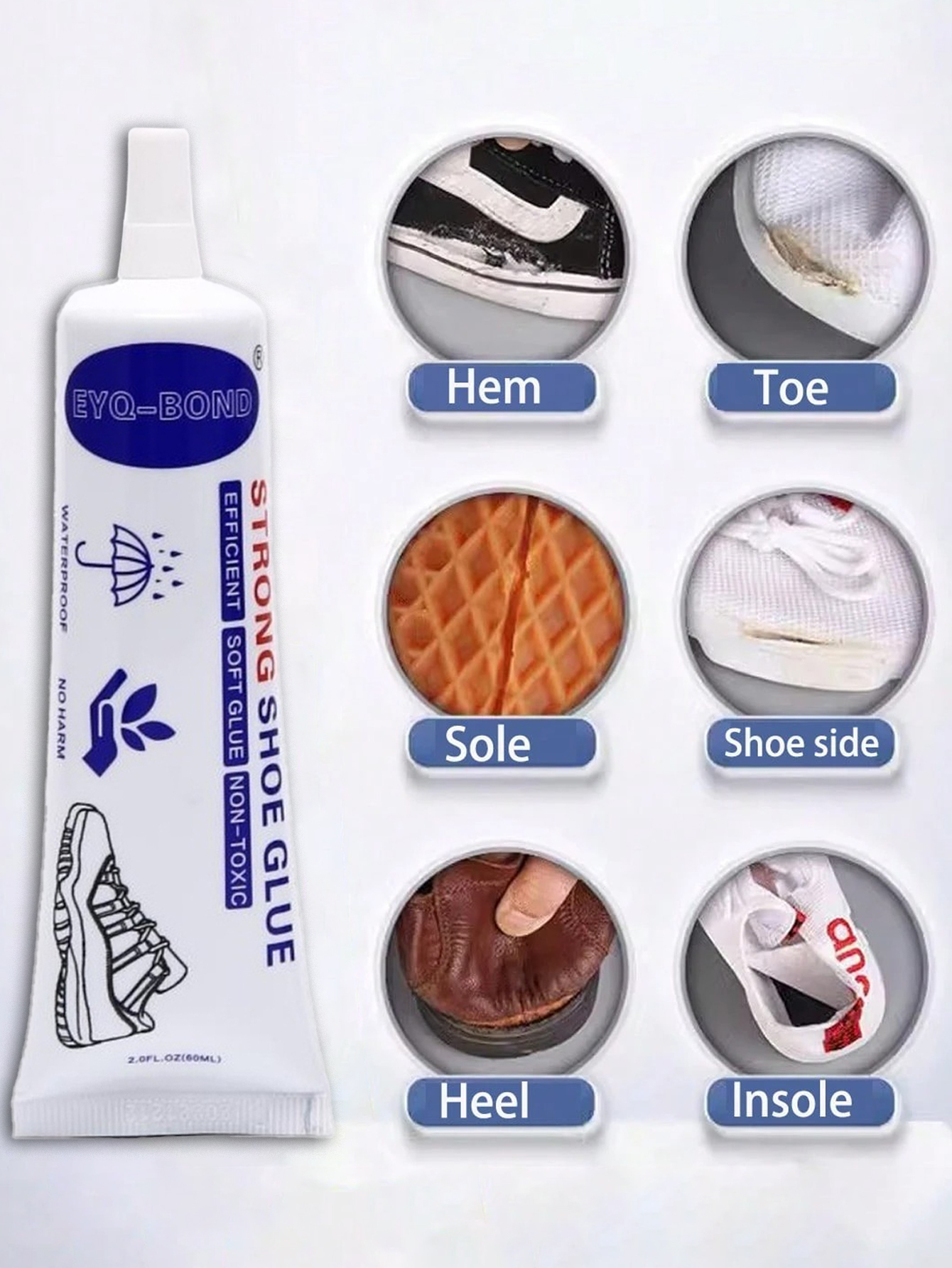 5pcs 60ml Strong Shoe Glues DI - Sneakers Care reseña y precio